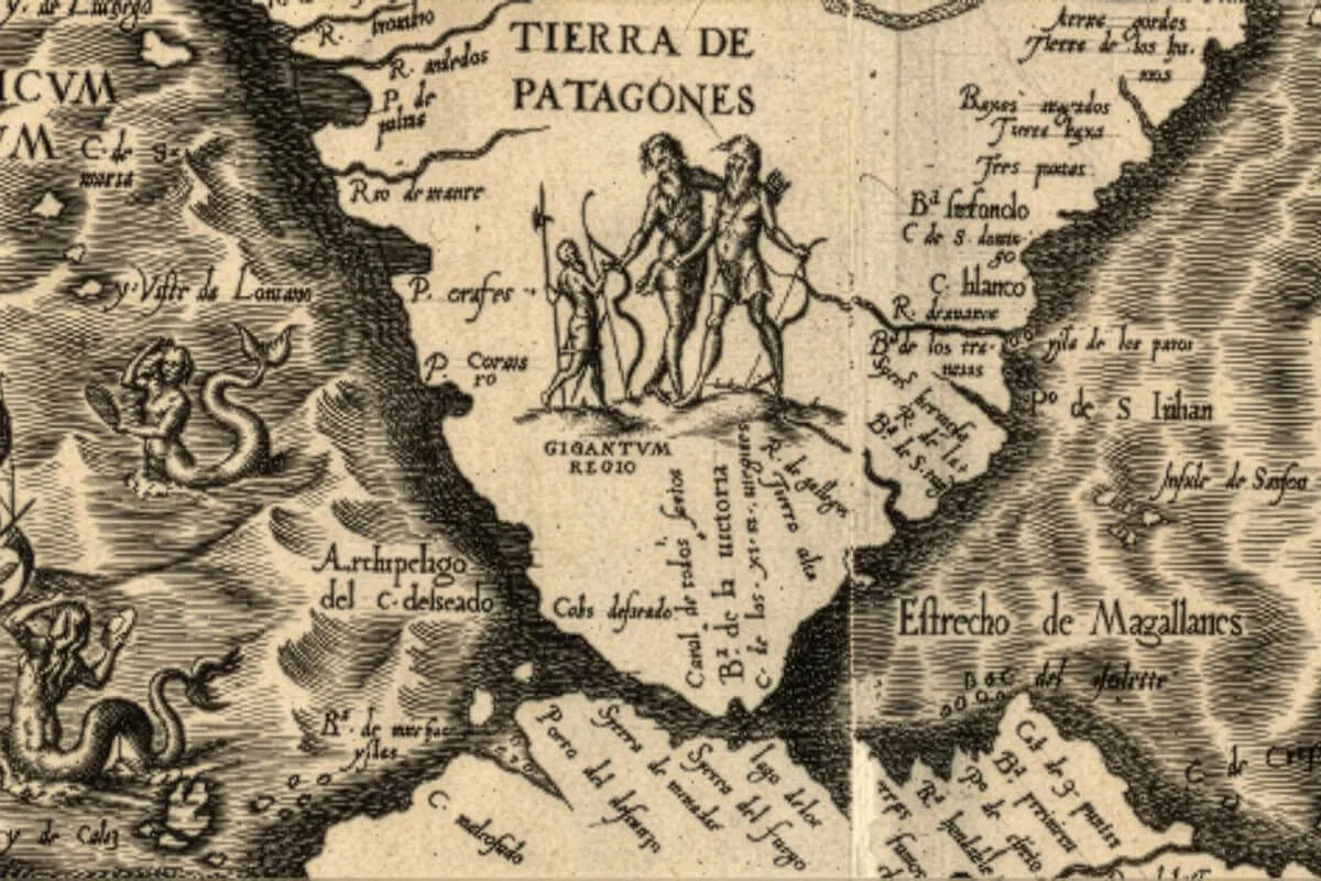 “Regio Gigantum" (1562), realizado por Diego Gutierrez cosmógrafo y cartógrafo español